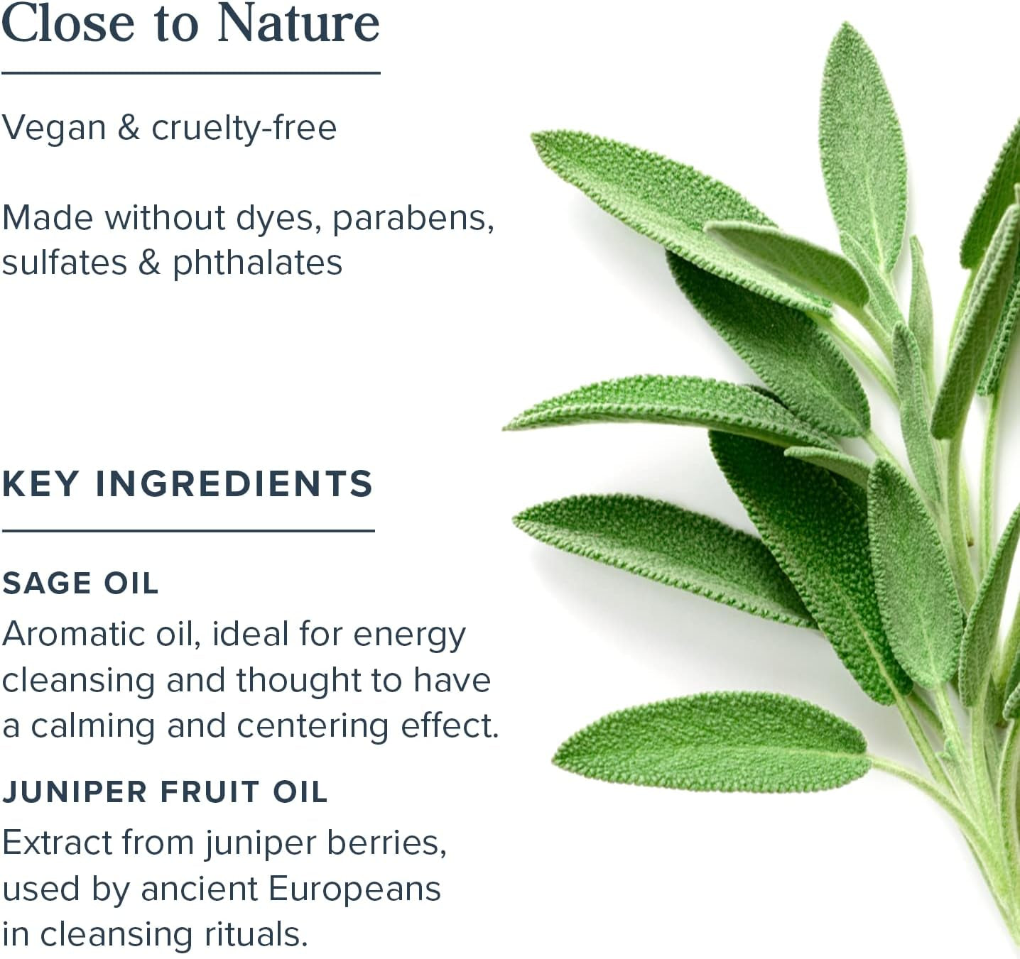 Aura Smudge Smokeless Sage with Juniper, Cleansing & Uplifting Spray for Positive Energy, Clean, Simple Alternative to Smudge Sticks & Burning Sage, Paraben Free, Vegan, 4Oz