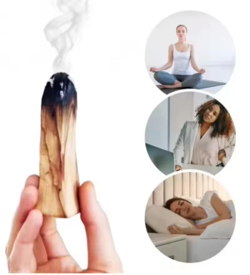 Natural Palo Santo Incense Sticks Yoga Buddha Household Aromatherapy High-Oil Smell of Old Materials Purify Air Heal the Mind