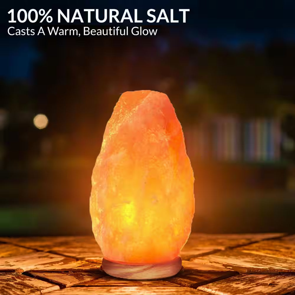 8.32 In. Ionic Natural Crystal Salt Lamp, 5-7 Lbs.