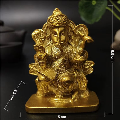 Lord Ganesha Buddha Statue Home Decoration Man-Made Jade Stone Ornaments Ganesh Elephant God Sculpture Figurines Buddha Statues